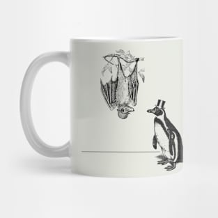 Sherlock Bat and Prof. Penguin Mug